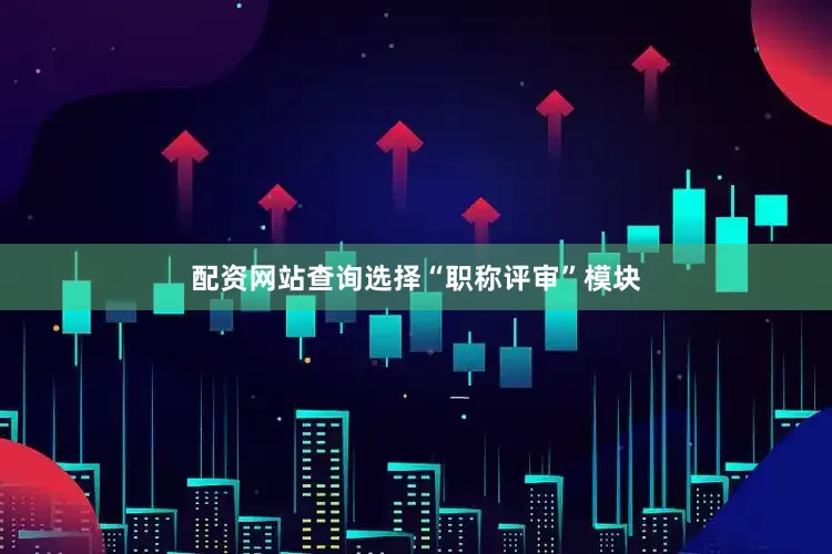 配资网站查询选择“职称评审”模块